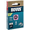Novus nieten type D, lengte 6 mm, staaldraad, 1200 stuks.