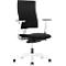NowyStyl Bürostuhl 4ME, Synchronmechanik, ohne Armlehnen, höhenverstellbare Rückenlehne, weiß/schwarz