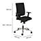 NowyStyl chaise de bureau Navigo, avec accoudoirs, mécanisme synchrone, siège multicouche, noir/argenté