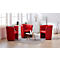 NowyStyl Cocktailsessel CLUB, Kunstleder (100% Polyester), voll gepolstert, Sitzhöhe 455 mm, rot