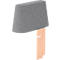NowyStyl Dossier pour pouf Tri.Ply L et M, gris