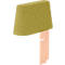 NowyStyl Dossier pour pouf Tri.Ply L et M, jaune