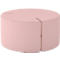 NowyStyl Sitzpouf Tri.Ply M, modular, Blazer-Stoff, ø 85 cm, rosa