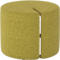 NowyStyl Sitzpouf Tri.Ply S, modular, Blazer-Stoff, ø 55 cm, gelb