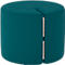 NowyStyl Sitzpouf Tri.Ply S, modular, Blazer-Stoff, ø 55 cm, petrol