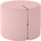 NowyStyl Sitzpouf Tri.Ply S, modular, Blazer-Stoff, ø 55 cm, rosa