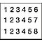 Numeroteur, voor doorlopende nummering, 4,5 mm cijfers