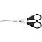 Scissors with black handles and metal blades. The blade reads "WESTCOTT" and "STAINLESS STEEL".
