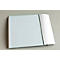 Rectangular white whiteboard with rounded white side.