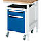 Onderbouw verrijdbaar ladeblok, schuiflade 1 x 120 mm + 1 x 360 mm, incl. hangmappensysteem