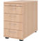 Onderkast Breno 13333, lade voor keukengerei, B 428 x D 800 x H 720-760 mm, spaanplaat, eiken
