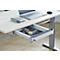 Onderkastlade OrgaWork, soft-close, afsluitbaar, B 430 x D 410 H 70 mm, wit