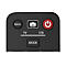 Nahaufnahme der Fernbedienung mit Magic, TV-Symbol, Power-Taste und Modus-Taste.