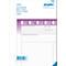 Oneco Kombiblock, A5, violett/weiss, 5 Blocks