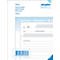 Oneco Quittungen, A6, hellblau/weiss, 5 Blocks