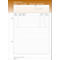 Oneco Tagesrapporte, A5, braun/weiss, 5 Blocks