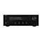 Schwarzer Onkyo Netzwerk-Stereo-Receiver TX-8470 von vorne mit Display und Drehreglern.