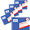 Ontvangstbewijs Avery Zweckform 1736-5, incl. BTW, A6 liggend formaat, 5 blokken met elk 2 x 40 vel, FSC® papier, wit/geel