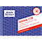 Ontvangstbewijs Avery Zweckform 1736-5, incl. BTW, A6 liggend formaat, 5 blokken met elk 2 x 40 vel, FSC® papier, wit/geel