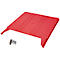 Opbergbak Eichner Flat, voor wand-sorter, vulhoogte 9 mm, B 240 x D 15 x H 302 mm, rood