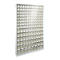 Opbergbakkast, volume 635 l, 154 uitneembare opbergboxen met verzonken greep, B 1270 x D 250 x H 2000 mm, l.grijs/transparant
