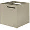 Opbergbox Berlin, van stevige spaanplaat, 340 mm, grijs