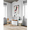 Opbergbox Berlin, van stevige spaanplaat, 340 mm, grijs