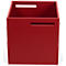 Opbergbox Berlin, van stevige spaanplaat, 340 mm, rood