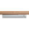 Opbergdoos onderbouw draaiende lade SWING draaibaar, blank aluminium