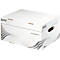 Opbergdozen easyboxx - gerecycled karton - S formaat - B 355 x D 252 x H 193 mm - wit - 10 stuks
