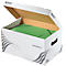 Opbergdozen easyboxx - gerecycled karton - S formaat - B 355 x D 252 x H 193 mm - wit - 10 stuks