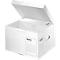 Opbergdozen Infinity - karton - M formaat - B 350 x D 320 x H 265 mm - wit - 10 stuks