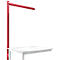 Opbouwframe, Aanbouwtafel SPECIAAL werktafel-/werkbanksysteem UNIVERSAL/PROFI, 1250 mm, robijnrood