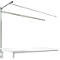 Opbouwframe met giek, Aanbouwtafel SPECIAAL werktafel-/werkbank UNIVERSAL/PROFI, 2000 mm, lichtgrijs