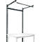 Opbouwframe met giek, Basistafel SPECIAAL werktafel-/werkbank UNIVERSAL/PROFI, 1250 mm, antraciet