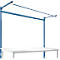 Opbouwframe met giek, Basistafel SPECIAAL werktafel-/werkbank UNIVERSAL/PROFI, 2000 mm, briljantblauw