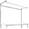 Opbouwframe met giek, Basistafel SPECIAAL werktafel-/werkbank UNIVERSAL/PROFI, 2000 mm, lichtgrijs