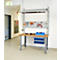 Opbouwframe & opbouwzuilen set, voor lage opbouwcomponenten, gepoedercoat, H 1600 mm