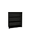 Open kast, 1-delig, 3 ordnerhoogten, b 1000 mm, grafiet