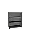 Open kast, 1-delig, 3 ordnerhoogten, b 1000 mm, zilver