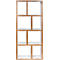 Open kast Berlin, honingraatplaat, wit/multiplex, B 700 x D 340 x H 1590 mm