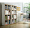 Open kast Berlin, honingraatplaat, wit/multiplex, B 700 x D 340 x H 1590 mm
