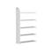 Open kast Dante®, stellingsectie, H 1900 x B 1000 mm, zonder achterwand, wit
