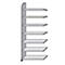 Open kast Dante®, stellingsectie, H 2600 x B 1000 mm, zonder achterwand, lichtgrijs