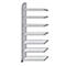 Open kast Dante®, stellingsectie, H 2600 x B 800 mm, zonder achterwand, wit