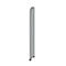 Open kast Dante®, zijwand, voor archiefrekken zonder achterwand, H 2600 mm, wit