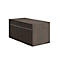 Open opzetkast SOLUS PLAY, voor ladeblok met uittreklade SOLUS PLAY, hoogte 368 mm, moeraseik