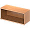 Open opzetkast TETRIS WOOD - B 1000 x D 421 x H 400 mm - 1 OH - beuken decor - ons merk Schäfer Shop Genius