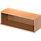 Open opzetkast TETRIS WOOD - B 1200 x D 421 x H 400 mm - 1 OH - beuken decor - ons merk Schäfer Shop Genius