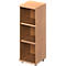 Open opzetkast TETRIS WOOD - B 400 x D 421 x H 1160 mm - 3 OH - met glijders -beuken decor - ons merk Schäfer Shop Genius